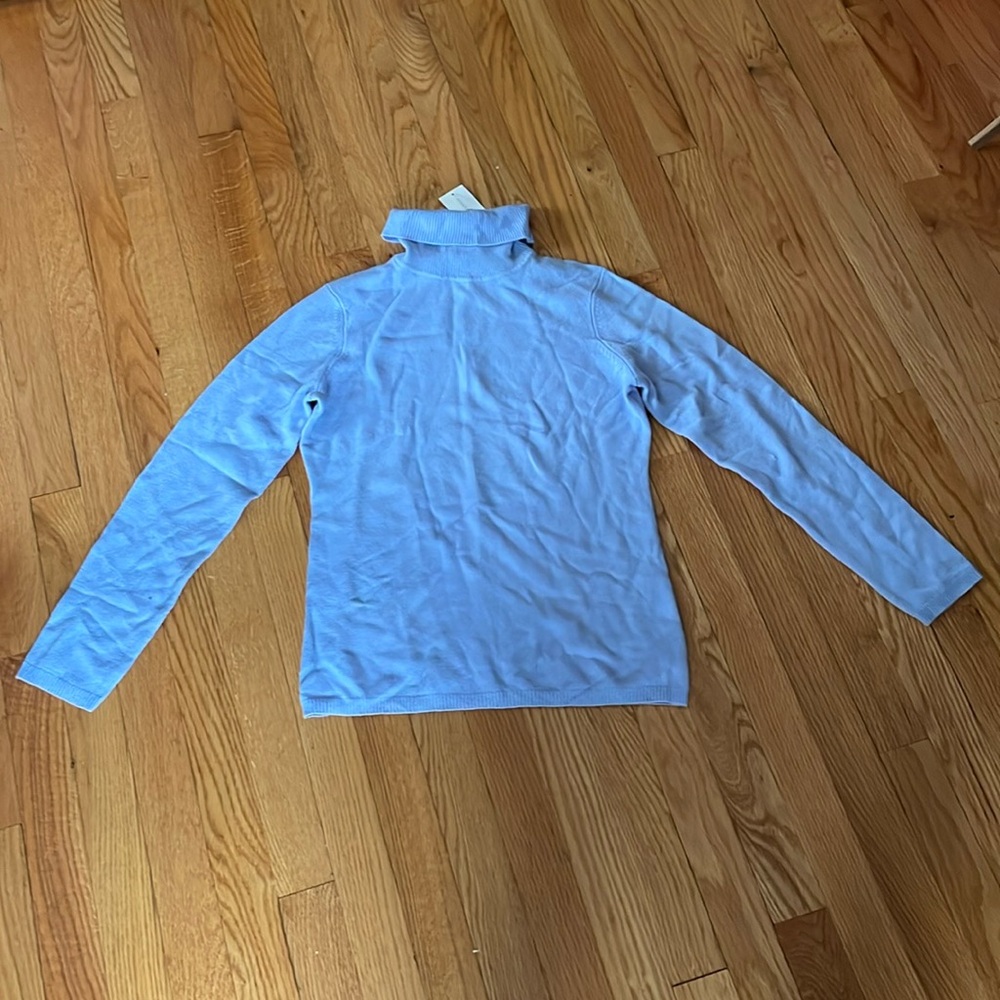 Charter Club Soft Gray Cashmere Turtleneck